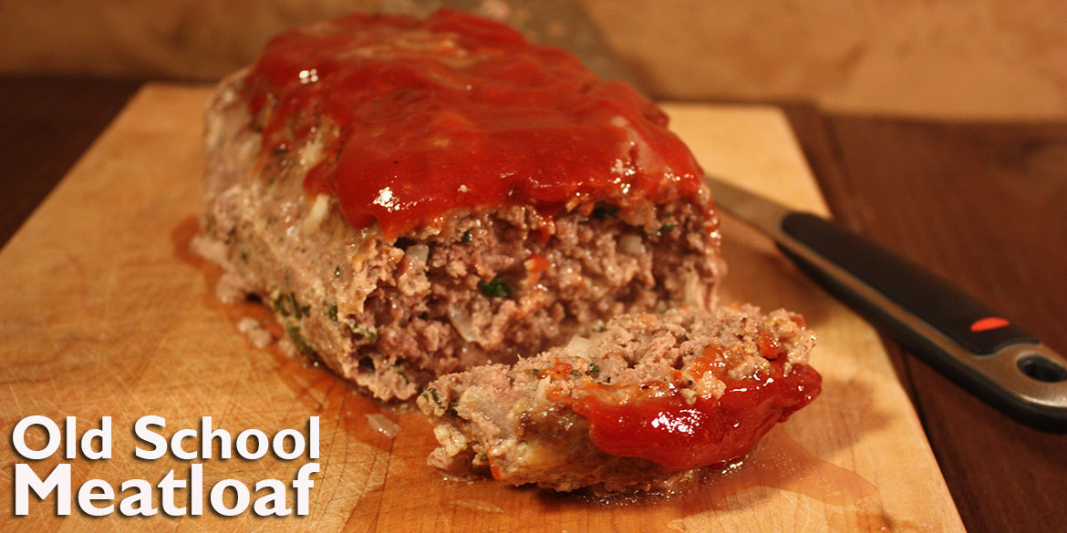 Old School Meatloaf Recipe- Moist, tender, and flavorful traditional meatloaf!