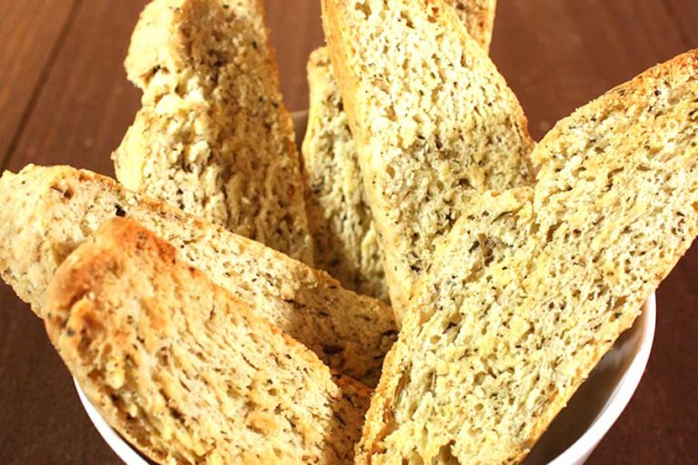 Savory Herb and Cheese Biscotti