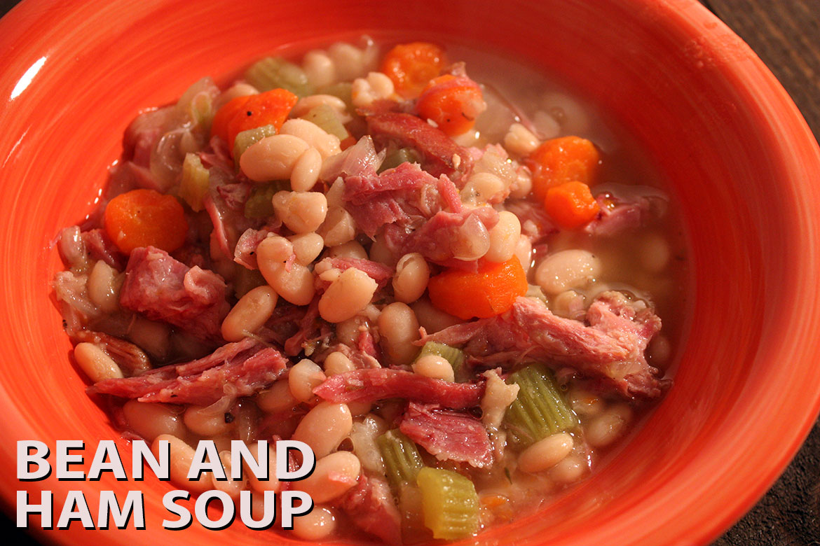 Slow Cooker Ham & Bean Soup