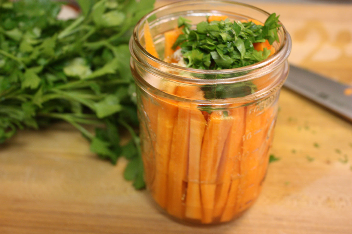 Marinated Carrot Sticks Don't Sweat The Recipe