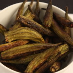 This Roasted Okra recipe allows it's natural flavor to shine. Not slimy, crispy, and delicious.