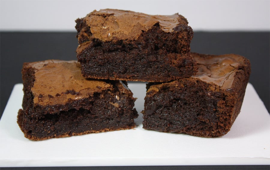 The Perfect Brownies - Fudgy, chewy, chocolatey and so moist! Absolute perfection.Take them over the top, serve warm with a scoop of vanilla ice cream.
