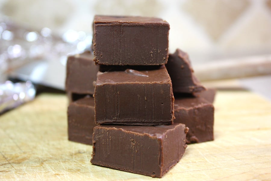 Extra Dark Chocolate Fudge - Don't Sweat The Recipe