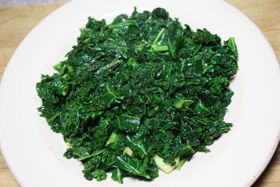 Sauteed Kale - Perfect side dish for any meal. So full of flavor you will be converted to the kale side, I promise!
