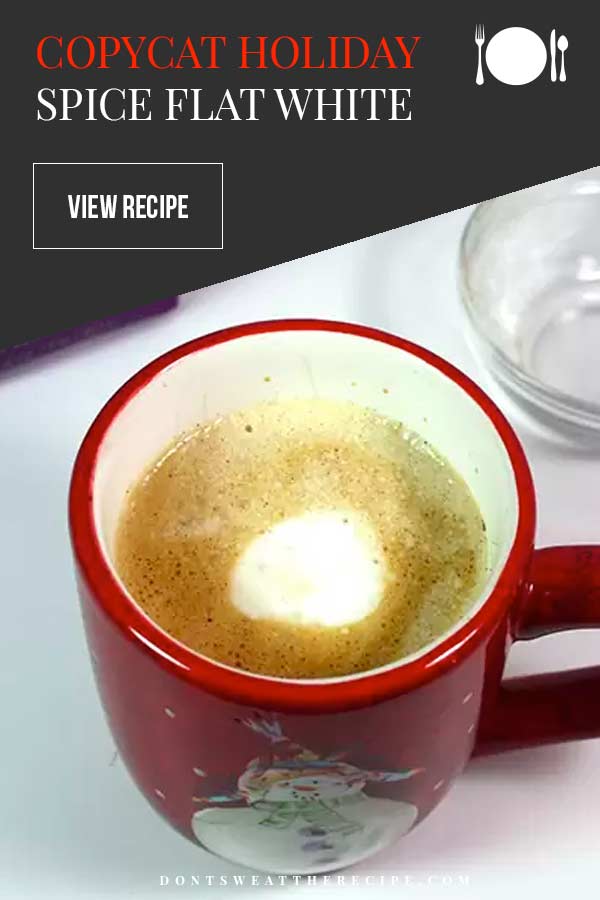 holiday spice flat white recipe holiday spice flat white recipe