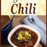 Vegetarian Chili - So easy and delicious you won't even miss the beef! #vegetarian #chili #recipe #comfortfood