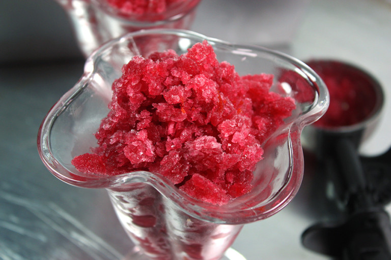 Blood Orange Granita