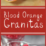 Blood Orange Granita - The perfect sweet and tangy warm weather treat pretty enough to impress! #granita #recipe #italianice
