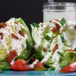 Blue Cheese Wedge Salad - The perfect light, crispy and refreshing lunch or dinner.