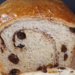 Cinnamon Raisin Bread - With this recipe in your arsenal you will never consider store-bought bread again! It's perfect toasted and slathered with butter. #bread #homemade