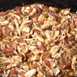 Slow Cooker Mexican Chicken in a slow cooker.