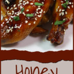 Honey Sriracha Chicken Wings - Crispy, sweet, and spicy baked chicken wings! #chickenwings #spicy #sweet