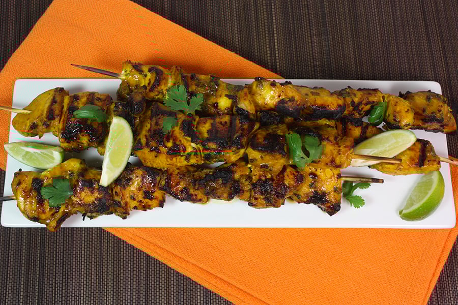 Turmeric Chicken Kebabs Don't Sweat The Recipe