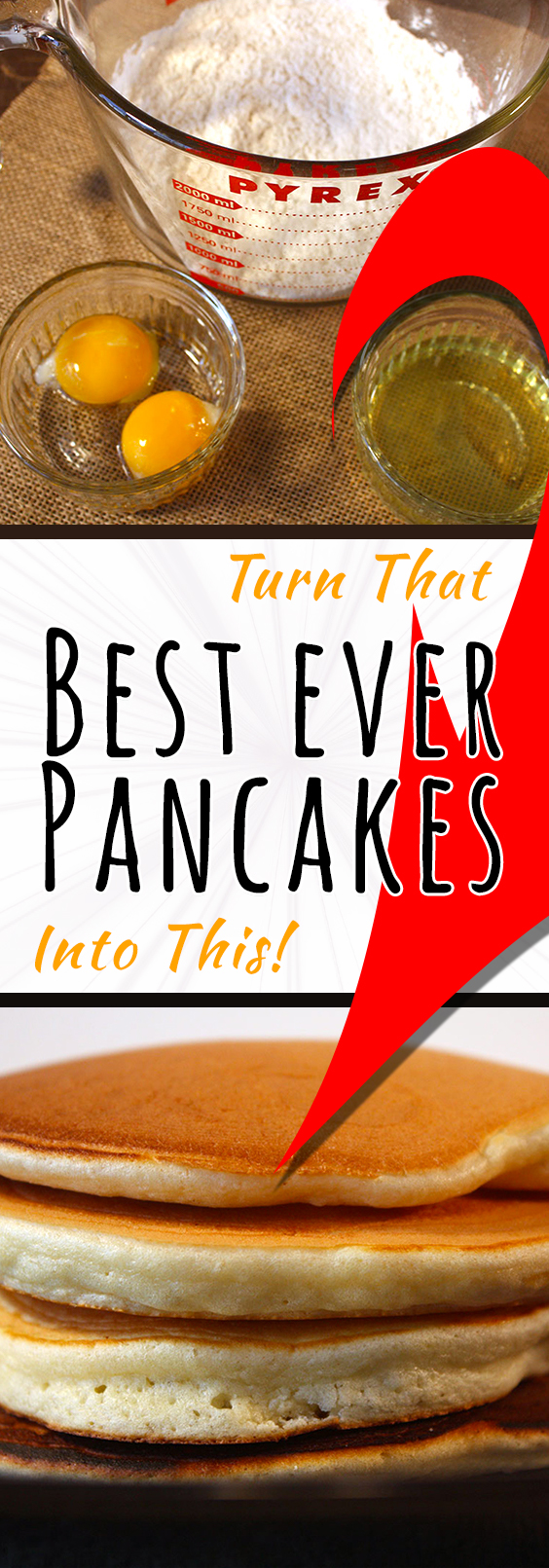 The Best Ever Pancakes - These pancakes are light, fluffy and just slightly crisp around the edges. You will never purchase another pre-made mix!