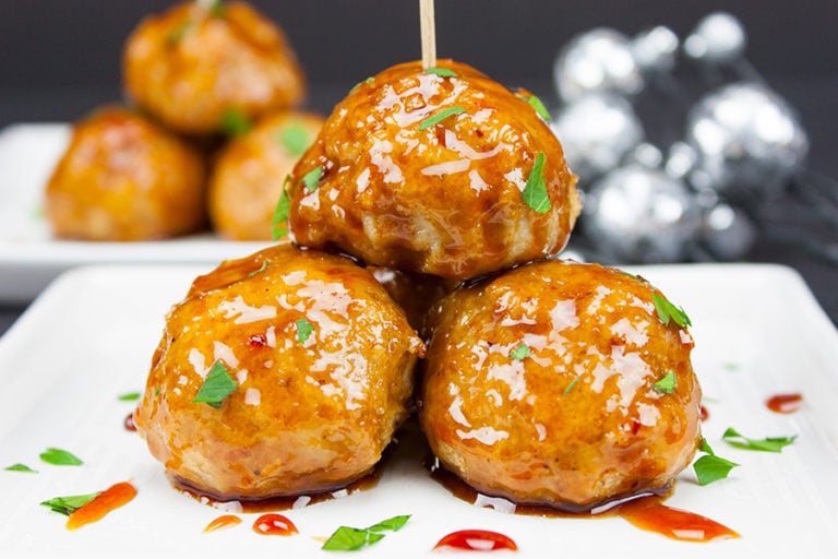 Firecracker Chicken Meatballs