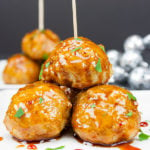 Firecracker Chicken Meatballs - These pack loads of spicy, sticky, slightly sweet flavor in one little morsel!