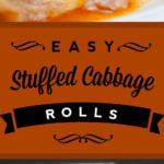 Easy Stuffed Cabbage Rolls - Tender leaves of cabbage stuffed with flavorful seasoned beef and rice, simmered in a rich tomato sauce.