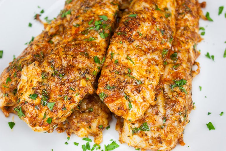 Parmesan Crusted Chicken Tenders (No Breadcrumbs or Flour)