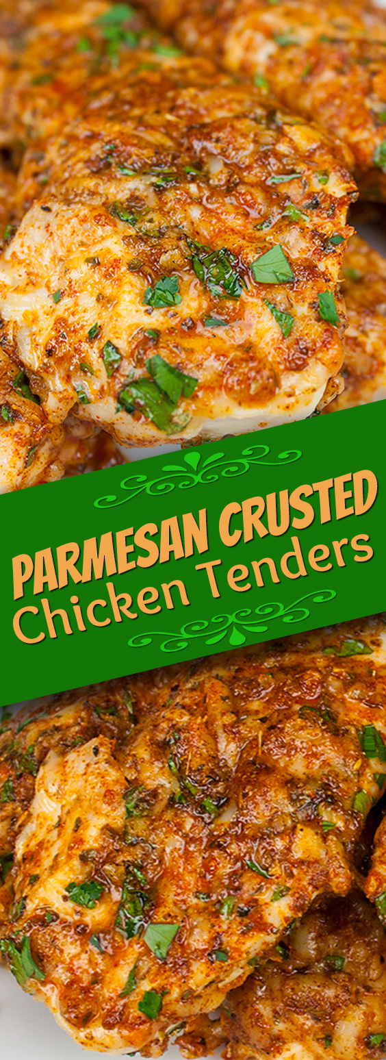 Parmesan Crusted Chicken Tenders (No Breadcrumbs or Flour) Don't