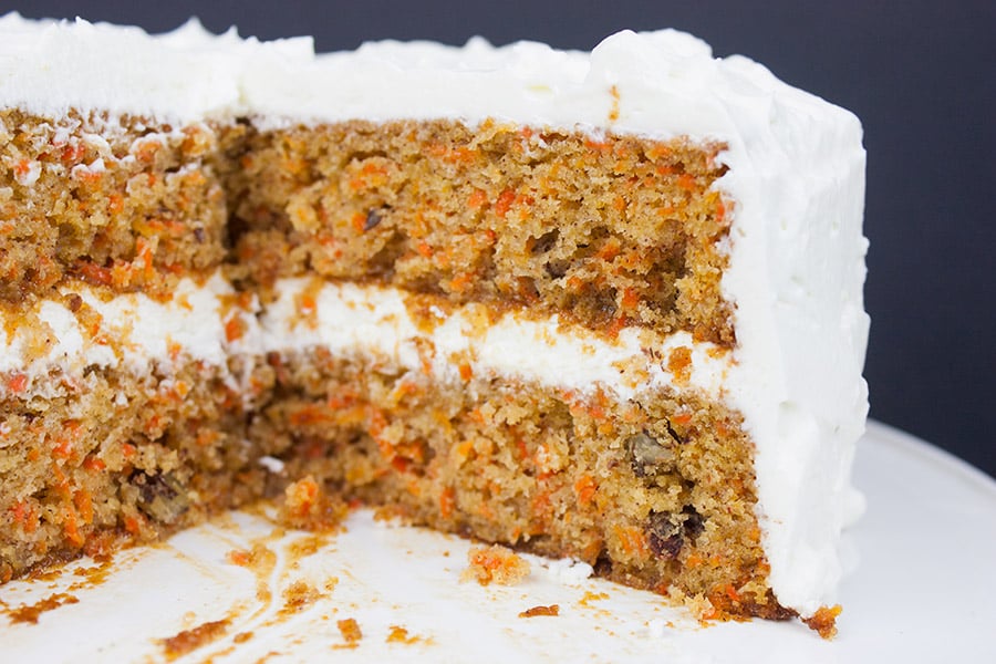 Best Homemade Carrot Cake - Look no further! Moist, tender, perfectly spice with a whipped cream cheese frosting.