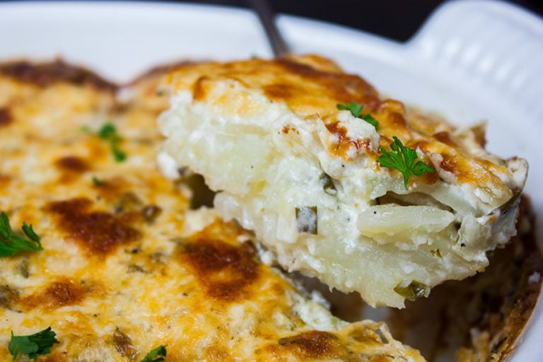 Creamy Herb Potatoes Gratin