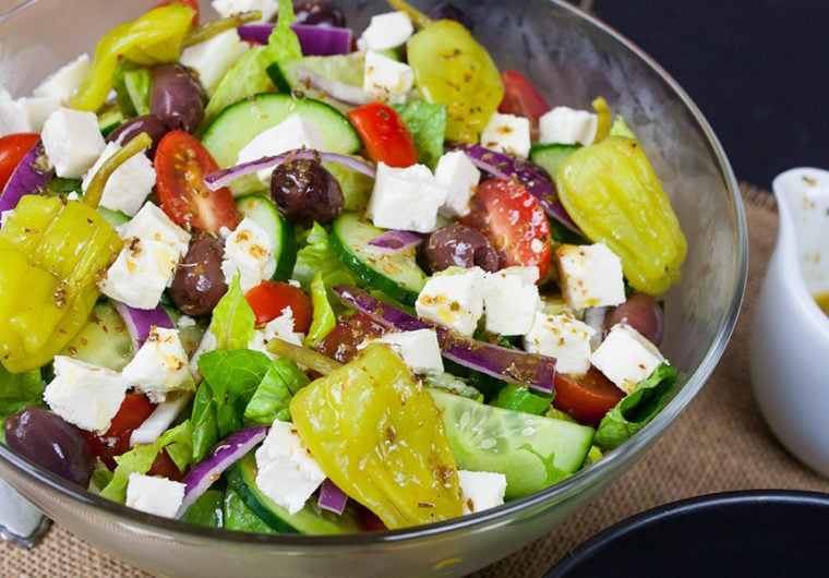 Homemade Greek Salad Dressing - The only recipe you will ever need! So easy you will kick yourself for purchasing the bottled stuff.