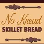 No-Knead Skillet Bread - Comes together in minutes! Yes, you CAN have warm, crusty homemade bread for dinner tonight! #bread #recipe #frypan #skillet