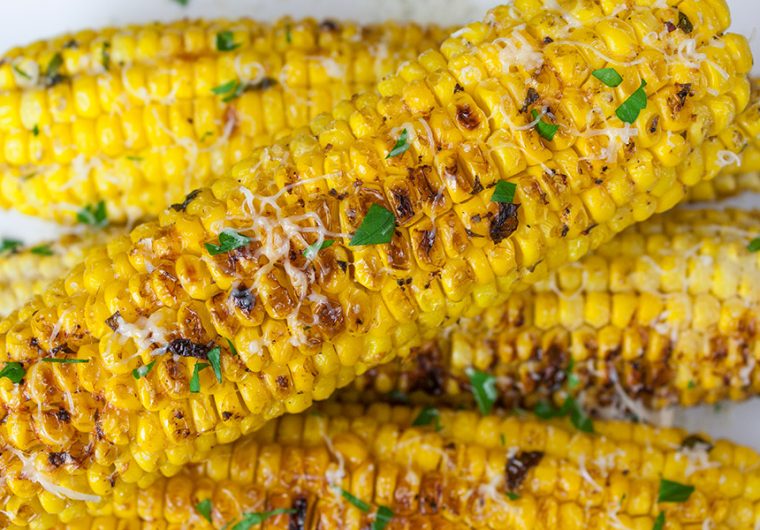 Grilled Parmesan Corn On The Cob - Can't stand the heat? Grill the corn on the cob! Sweet, savory, crunchy, fresh, nutty deliciousness!
