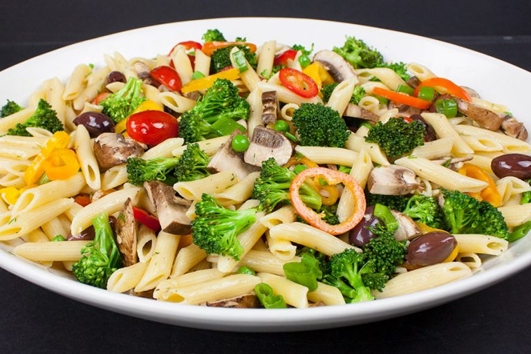 Lemon Veggie Pasta Salad