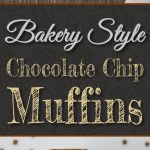 Bakery Style Chocolate Chip Muffins - Slightly crispy edges, fluffy, tender, moist and so tasty!