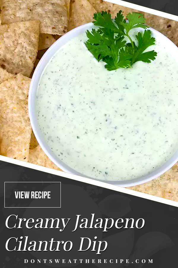 Chuy's Creamy Jalapeno Cilantro Dip Don't Sweat The Recipe