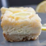 Lemon Cheesecake Shortbread Bars - These bars are delightfully tangy, sweet, cool, creamy, and oh so divine! A lemon lover's dream treat.