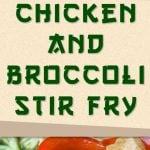 Easy Chicken and Broccoli Stir Fry - A healthy 30-minute meal pack with flavor! Skip the take-out, this is so much better. #chicken #stirfry #recipe