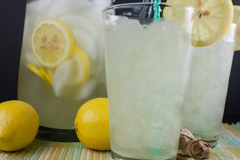 Honey Ginger Lemonade Don't Sweat The Recipe