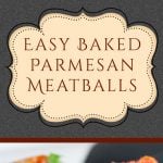 Mouthwatering, tender, juicy, Italian meatballs smothered in goodness! Easy Baked Parmesan Meatballs are a one-pan recipe at it's best! #meatballs #parmesan