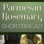 Savory Parmesan Rosemary Shortbread - Fresh rosemary, parmesan cheese and loads of fresh cracked black pepper make this the perfect cocktail appetizer or just a snack. HIGHLY ADDICTIVE!