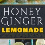 Honey Ginger Lemonade - Not only crisp and refreshing it's also healthy. Fresh, lightly sweet and tangy drink great for any time of the year.