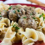 Easy Swedish Meatballs - Tender, juicy meatballs smothered in a rich, creamy, flavor packed sauce! Perfect weeknight meal.