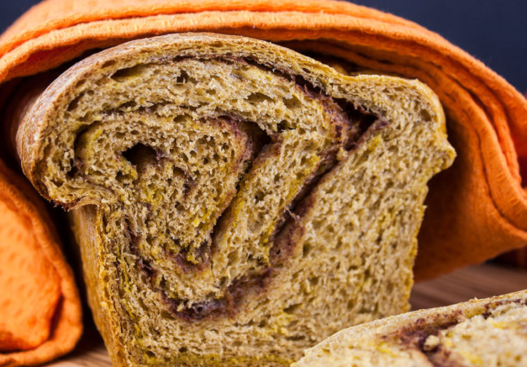 Pumpkin Cinnamon Swirl Bread - Love this bread warm from the oven, toasted slathered with butter and french toast for breakfast!
