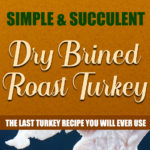 Simple Succulent Dry Brined Roast Turkey - You will never use another method again! Dry brining will give you a phenomenally moist, tender, deep flavor-filled turkey. #thanksgiving #christmas #turkey #recipe #easy