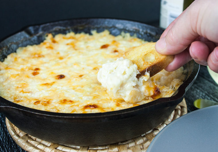 Baked Vidalia Onion Dip - Sweet Vidalia onion baked with creamy, spicy cheese and served warm with toasted bread, crackers or tortilla chips is perfect for all occasions.