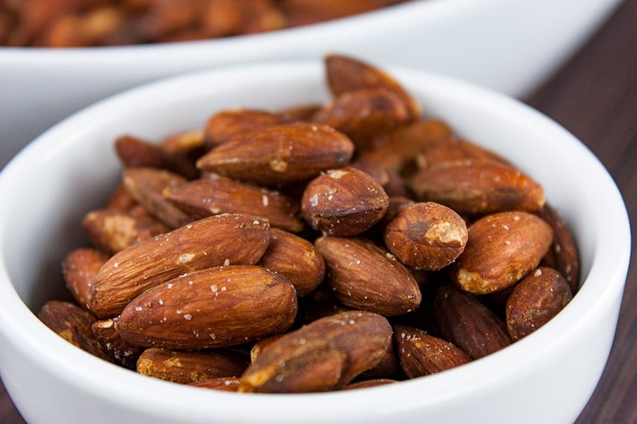 roasted salted almonds recipe easy healthy