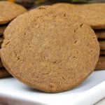Crispy Gingersnap Cookies - This gingersnap recipe makes the perfect crispy, crunchy, spicy cookie. Full of ginger, molasses cinnamon, nutmeg and black pepper. Yes, black pepper!