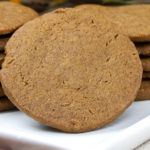 Crispy Gingersnap Cookies - This gingersnap recipe makes the perfect crispy, crunchy, spicy cookie. Full of ginger, molasses cinnamon, nutmeg and black pepper. Yes, black pepper!