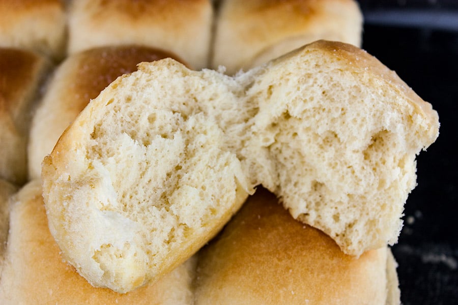 Soft and Fluffy One Hour Dinner Rolls - Easy, fast, amazingly soft, fluffy, light and flavorful! Warm, buttery rolls on the table in 60 minutes.
