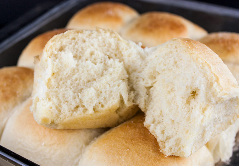 Soft and Fluffy One Hour Dinner Rolls - Easy, fast, amazingly soft, fluffy, light and flavorful! Warm, buttery rolls on the table in 60 minutes.