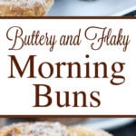 ADDICTIVE! Crispy outer layers, soft buttery inner layers of croissant-like dough sprinkled with a cinnamon orange filling that's perfect for Christmas or Thanksgiving morning. This morning buns recipe is better than Starbucks! #morningbuns #tartine
