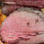 Garlic Herb Beef Top Round Roast - This is the best method of turning an inexpensive piece of meat into a tender, juicy, medium rare delight! 