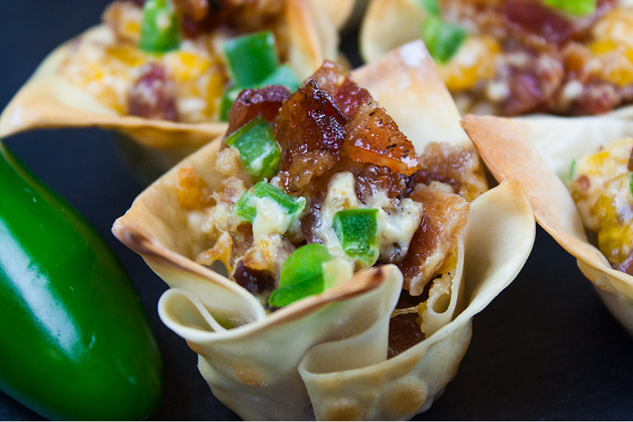 Candied Bacon Jalapeno Poppers closeup