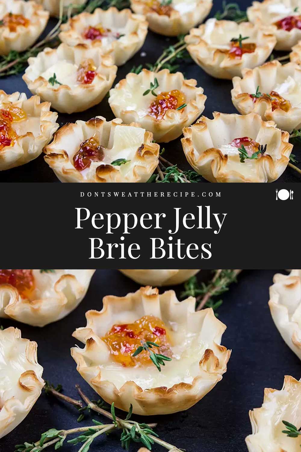 Pepper Jelly Brie Bites Don't Sweat The Recipe